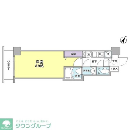 ジェイフラッツ初台の物件間取画像